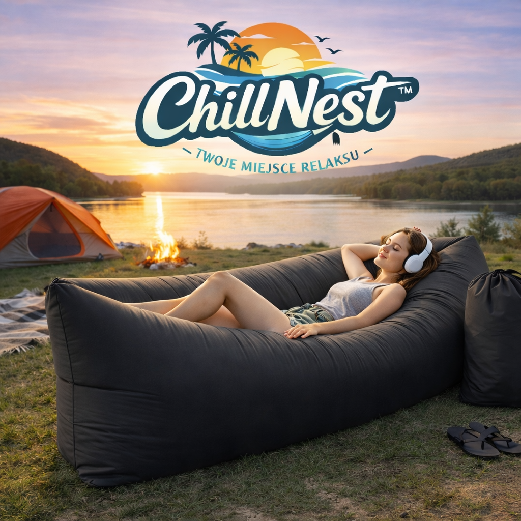 ChillNest™ – Twoje Miejsce Relaksu Gdziekolwiek Jesteś | Sofa Bez Pompki w 30 Sekund